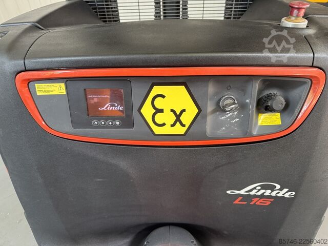 L 16 * تجريبي * Atex EX * Proplan 3G / Z2 * رفع ثلاثي FFL * بطارية جديدة!! LINDE L 16 * DEMO * Atex EX * Proplan 3G / Z2 * Triplex FFL * NEW battery !!