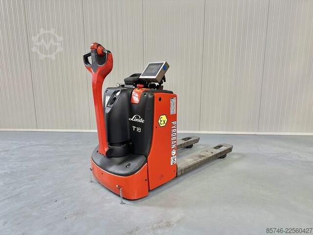 T 18 * DEMO * Atex EX * Pyroban 3G / Z2 * RAVAS * NEW battery !! LINDE T 18 * DEMO * Atex EX * Pyroban 3G / Z2 * RAVAS * NEW battery !!