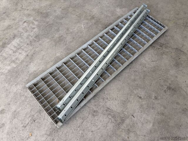 Rayonnage à tablettes / Dim. : 1 282 x 400 mm Dexion HI280 Gitterrostboden und Traversen f. Regal