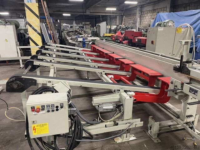 Moldadora Weinig High-Mech A1 moulder outfeed
