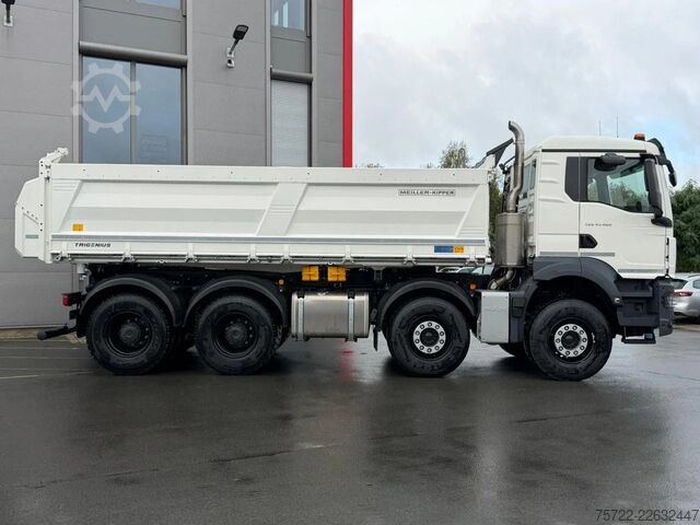 3-stranný sklápač MAN TGS 41.480 8x4 BB mit Meiller 3-Seitenkipper