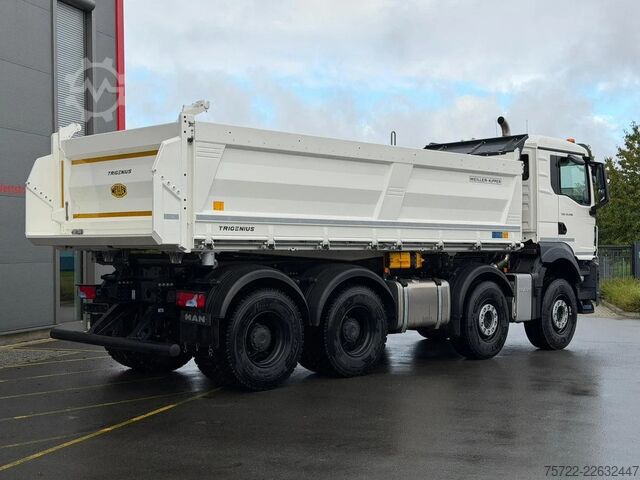 3-stranný sklápač MAN TGS 41.480 8x4 BB mit Meiller 3-Seitenkipper
