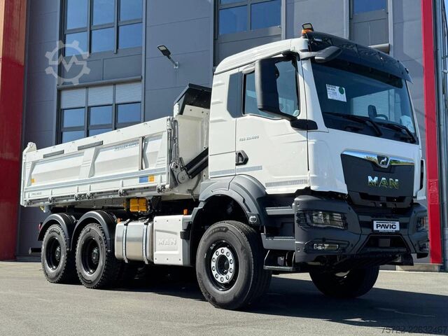 3-stranný sklápač MAN TGS 33.480 6x4 BB Meiller 3-Seitenkipper Bordmatic