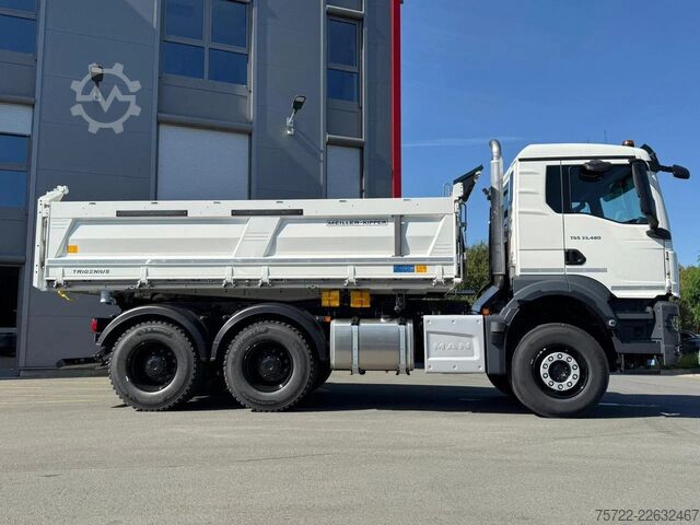 3-stranný sklápač MAN TGS 33.480 6x4 BB Meiller 3-Seitenkipper Bordmatic