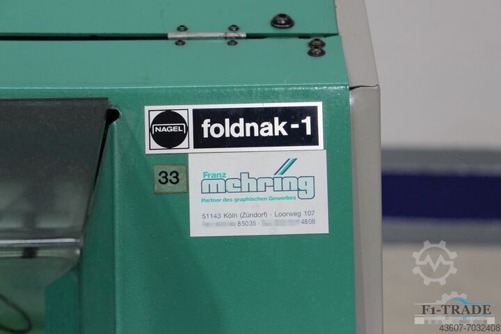 Изготовление буклетов Nagel Foldnak 1
