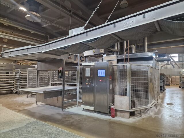 Lò nướng bánh mì công nghiệp loại tầng sử dụng dầu nhiệt Miwe Thermo-Express + Athlet