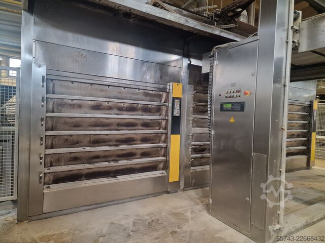 Lò nướng bánh mì công nghiệp loại tầng sử dụng dầu nhiệt Miwe Thermo-Express + Athlet