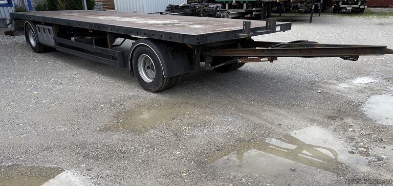 Remolque con plataforma abierta WEB Trailer Plattformanhänger 7950 mm STROH