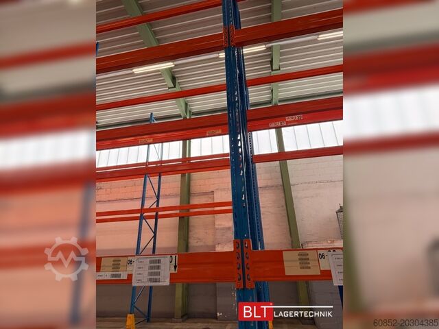 헤비 듀티 선반 산업용 선반 ca. 100 lfm Stow Palettenregale H:700cm 3200 kg Fachlast Boden +3 , Hochregale