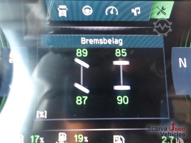 Unit traktor standar Scania S 500 NA - HIGHLINE - 2xTANKs - ACC