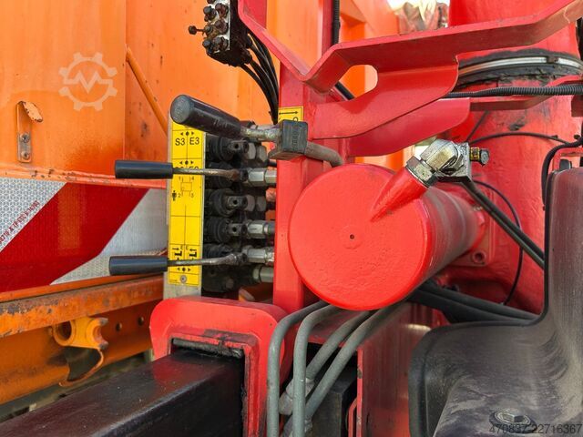Трехсторонний самосвал DAF CF 510 / Bordmatik / abnehmbarer Kran + Funk