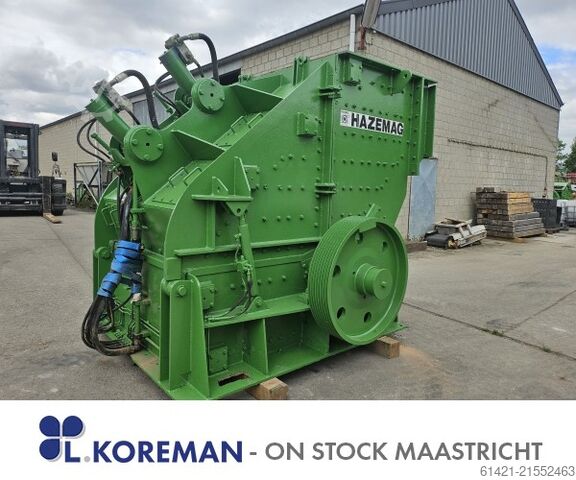 Máy nghiền gõ Hazemag APPH 1315 Hazemag Type: APPH 1315 Feed Opening: 1500 x 1200 mm Incl.: E-motor and spareparts Percussion Mill Hazemag APPH 1315