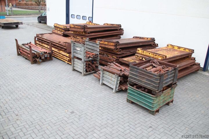 ระบบป้องกันขอบหลุมก่อสร้าง ผนังเหล็กดันดิน ชั่งน้ำหนัก 19.5 ตัน unbekannt verschiedene Größen