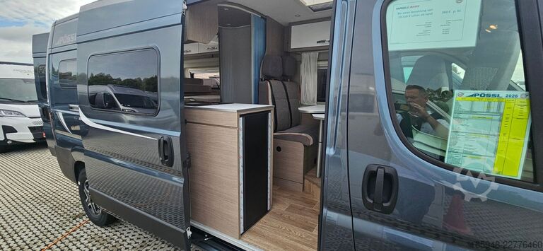 Xe cắm trại PÖSSL PÖSSL Roadstar 600 L*Längsbetten auf 6m