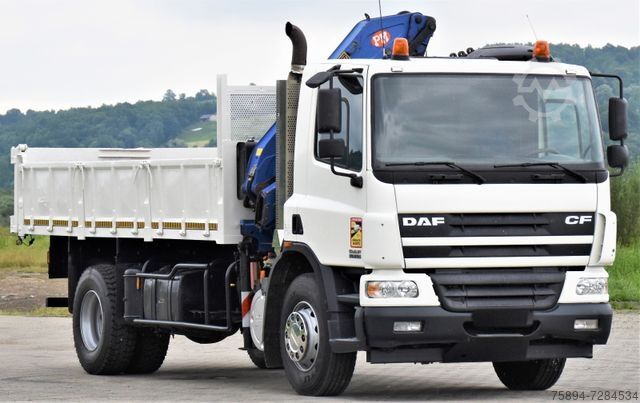 Самосвален камион DAF CF 75.310 *Kipper 5,10 m + KRAN *TOPZUSTAND