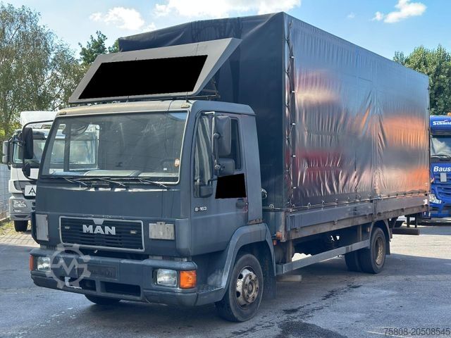 커튼사이더 밴 MAN 8.163 Pritche Plane LBW