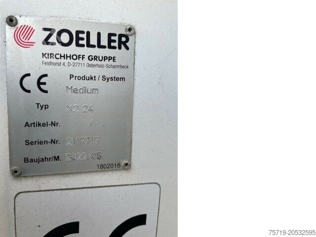 Garbage truck MAN 26.360 TGS 6x2 Zöller Medium X2