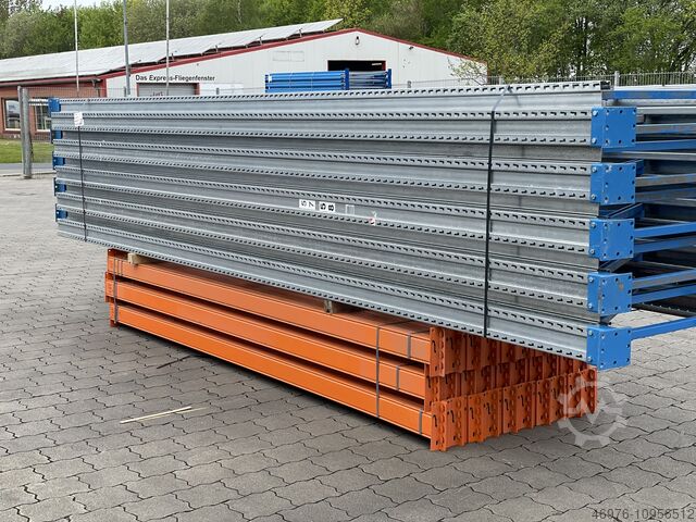 Palettenregalanlage Hochregal Regale Stow Pal Rack NS / 15,10 lfm. / Ständer: 4.700 x 1.100 mm / Traversen 3.600 mm