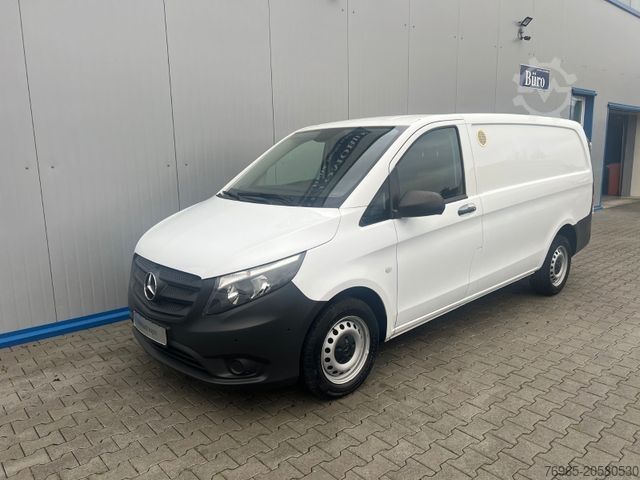 Slēgtais furgons MERCEDES-BENZ Vito 110 LANG KLIMA 2-SITZER SICHERHEITSCHLOSSER