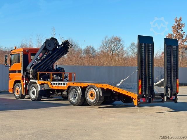 Kravas automašīnai uzstādīts celtnis MAN TGA 35.480 / HIAB 244 EP - 5 HIPRO