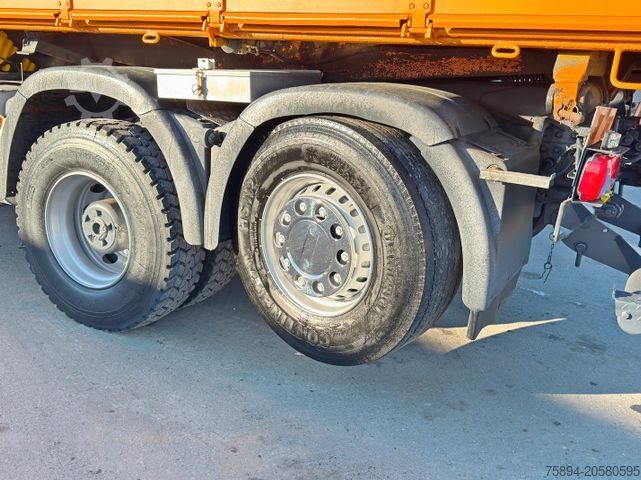 Kravas automašīnai uzstādīts celtnis SCANIA G 360 * KIPPER 4,60m * PALFINGER PK 11002/ 6x6