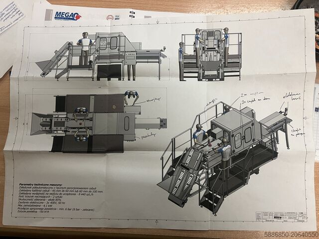 Éplucheuse à oignons Mega