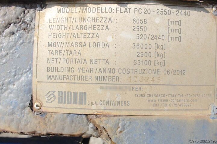 Container sicom casse mobili container coils da 20 piedi