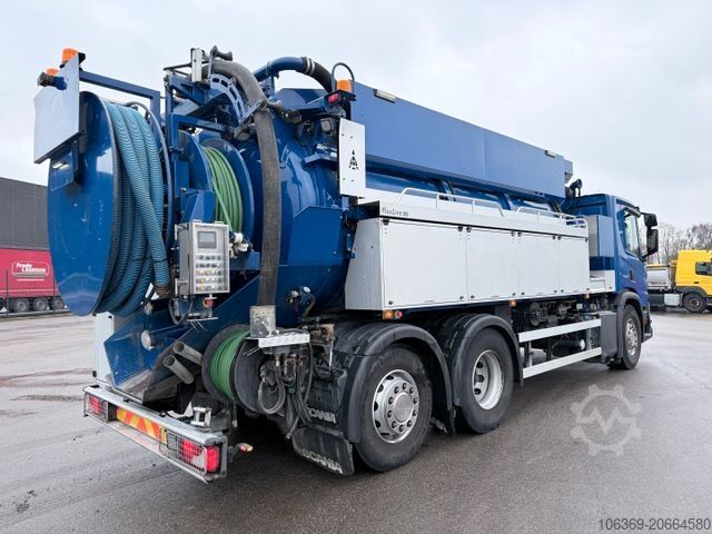 Truk tangki vakum SCANIA P360 6x2*4 Hvidtved Larsen Flexline 310