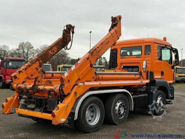 Tipper truck MAN TGS 26.400 MEILLER Teleabsetzer + Fernbedienung