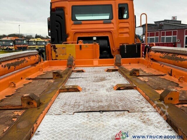 Tipper truck MAN TGS 26.400 MEILLER Teleabsetzer + Fernbedienung