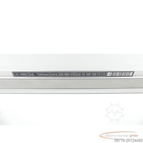 Heidenhain component Heidenhain LS 486C ML: 1140 mm Id. 329 993-31 SN:13148128 + AE LS 486C Id. 310 727-51