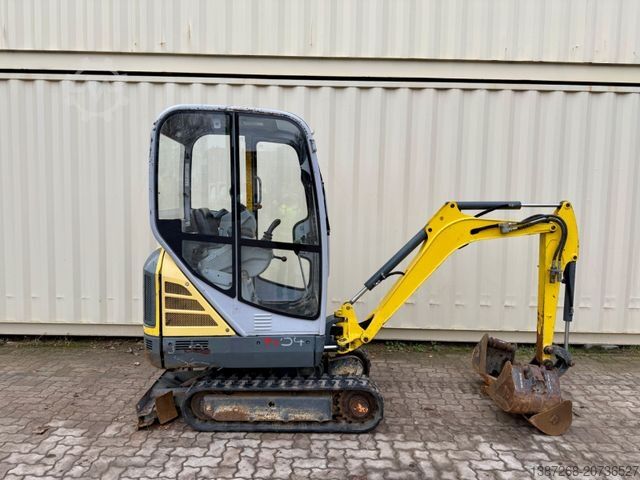 Mini bager WACKER 1404 / 2015 BJ / 3 x Löffel