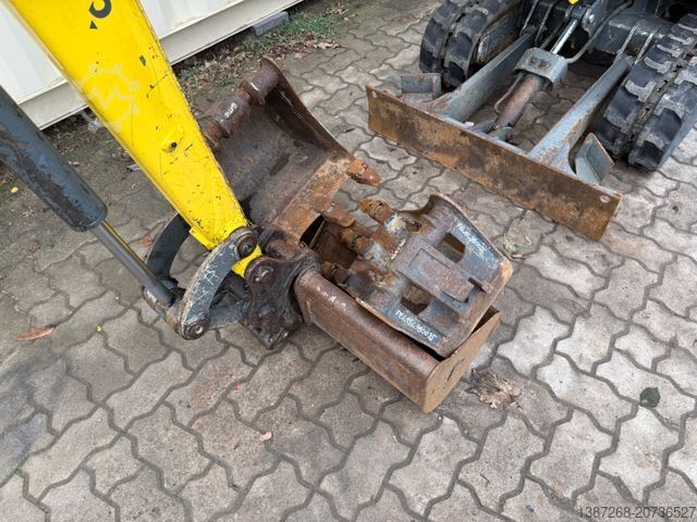 Mini bager WACKER 1404 / 2015 BJ / 3 x Löffel