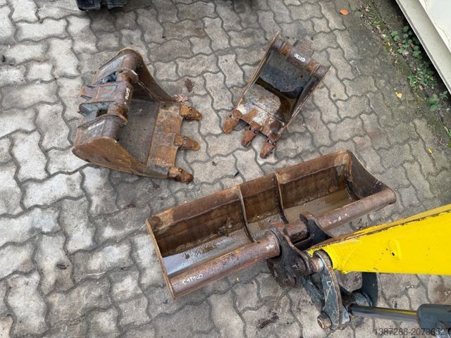 Mini bager WACKER 1404 / 2015 BJ / 3 x Löffel