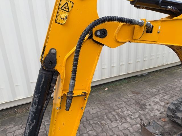 Mini bager JCB 16C-1 /2022 BJ/939 H/verbr. Laufwerk/3xLöffel