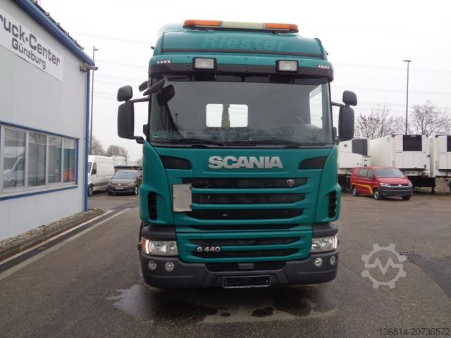 Konkslaaduriga veok SCANIA G440 6x2 Palfinger Abroller Lenkachse Retarder