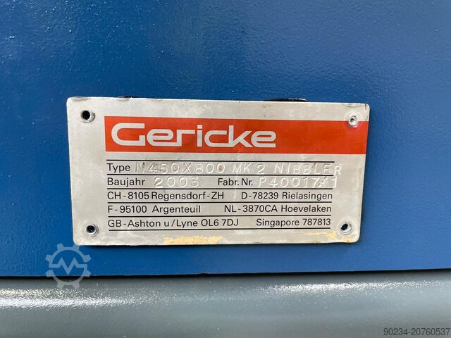  Gericke N450X800 MK2