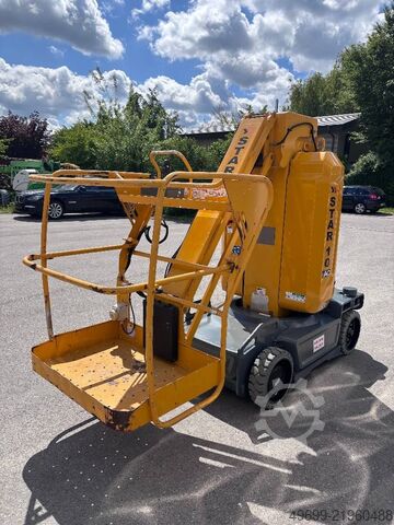 Scharnierende telescopische hoogwerker Haulotte Star 10 AC 10m Elektro Mast-Arbeitsbühne *Akku NEU