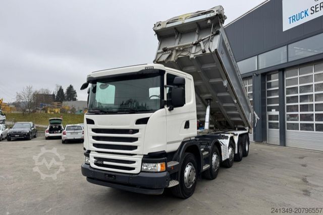 Tipper truck SCANIA G490 10x4 2S Moser
