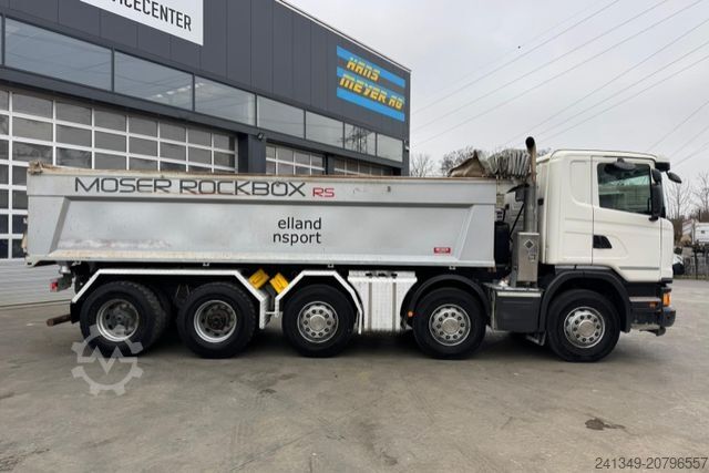 Tipper truck SCANIA G490 10x4 2S Moser