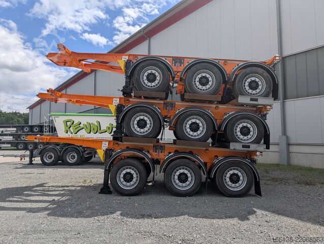 Vaihtolava-puoliperävaunu Fliegl SDS 380 für 20" Container Heckbündig