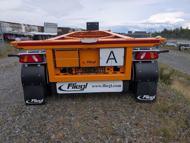 Vaihtolava-puoliperävaunu Fliegl SDS 380 für 20" Container Heckbündig