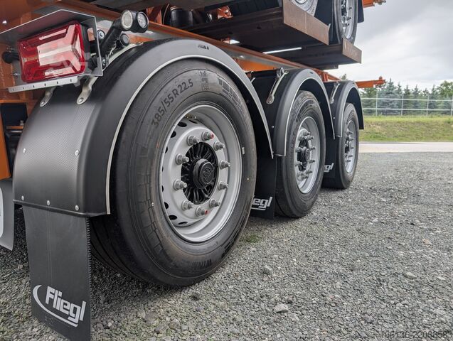 Vaihtolava-puoliperävaunu Fliegl SDS 380 für 20" Container Heckbündig