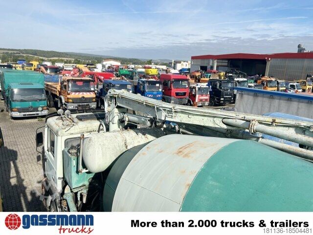 Mobiili betoniasema MAN 33.292 8x4 Mischer Stetter 7m³ mit Pumpe Schwing