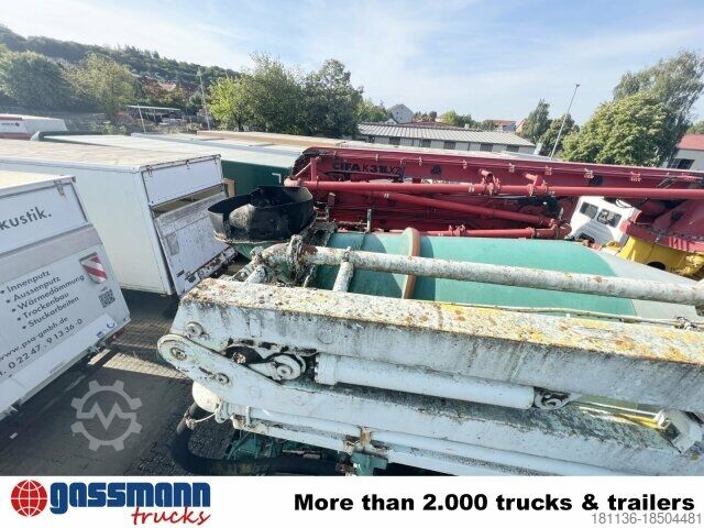 Mobiili betoniasema MAN 33.292 8x4 Mischer Stetter 7m³ mit Pumpe Schwing