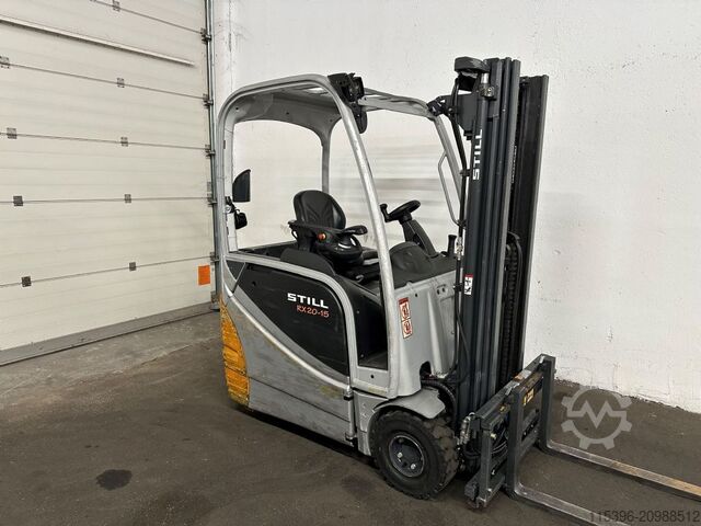 Elektrikli 3 tekerlekli forklift Still RX 20-15 - TRIPLEX 4,6 m