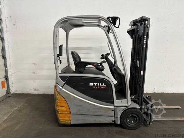 Elektrikli 3 tekerlekli forklift Still RX 20-15 - TRIPLEX 4,6 m