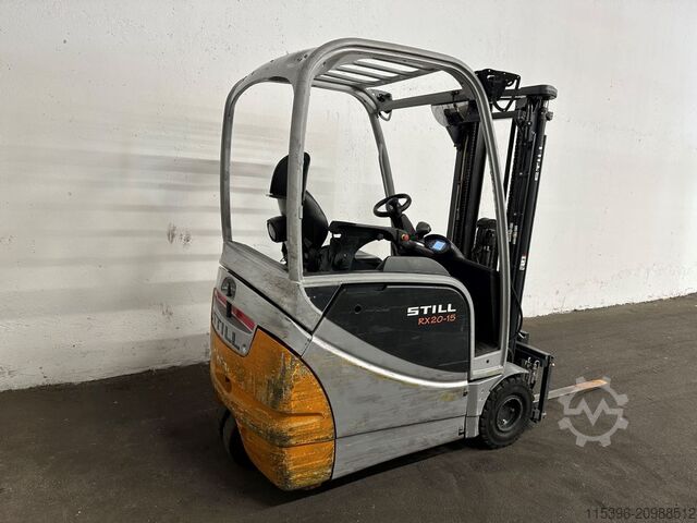 Elektrikli 3 tekerlekli forklift Still RX 20-15 - TRIPLEX 4,6 m