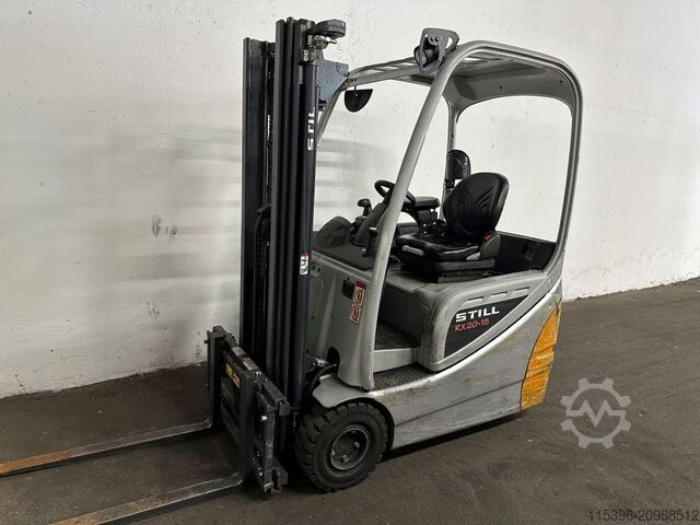 Elektrikli 3 tekerlekli forklift Still RX 20-15 - TRIPLEX 4,6 m