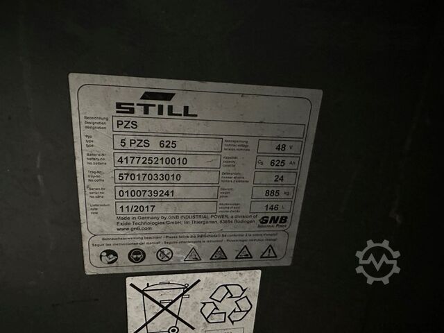 Elektrikli 3 tekerlekli forklift Still RX 20-15 - TRIPLEX 4,6 m